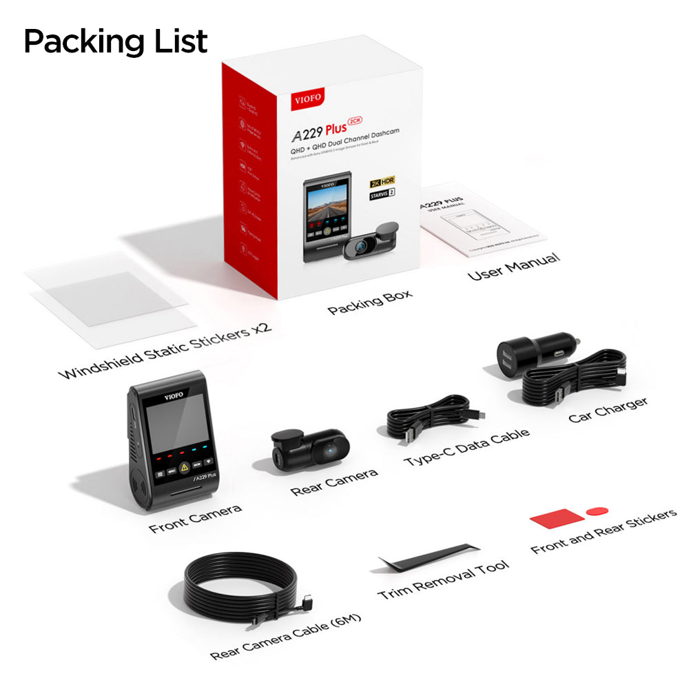 VIOFO A229 PLUS 2CH