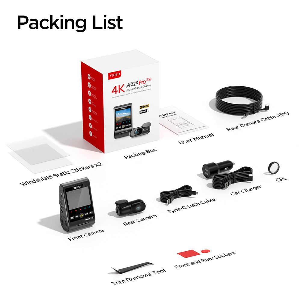 VIOFO A229 PRO 2CH