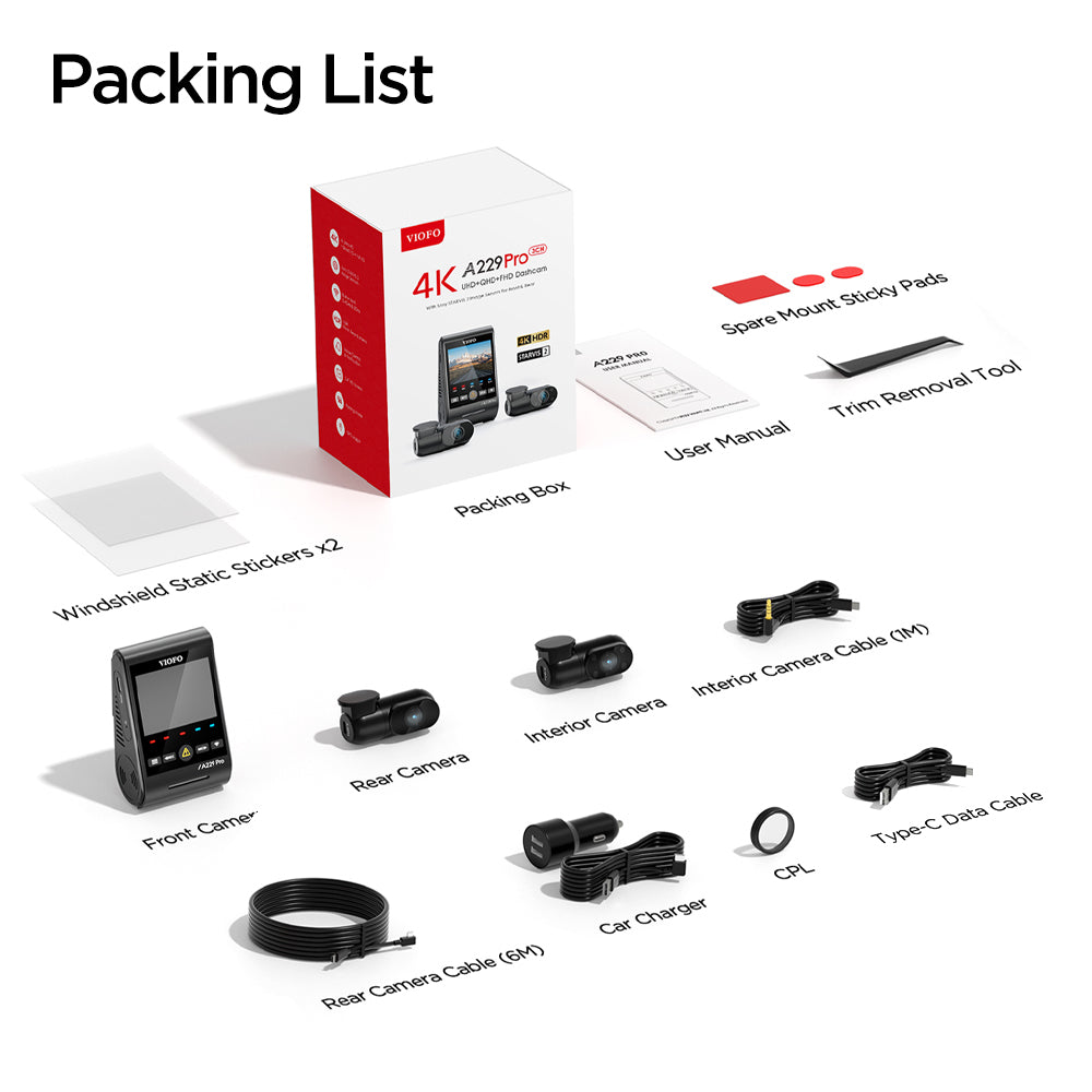 VIOFO A229 PRO 3CH