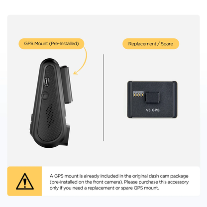 GPS Module for VIOFO A119V3 Car Dash Camera