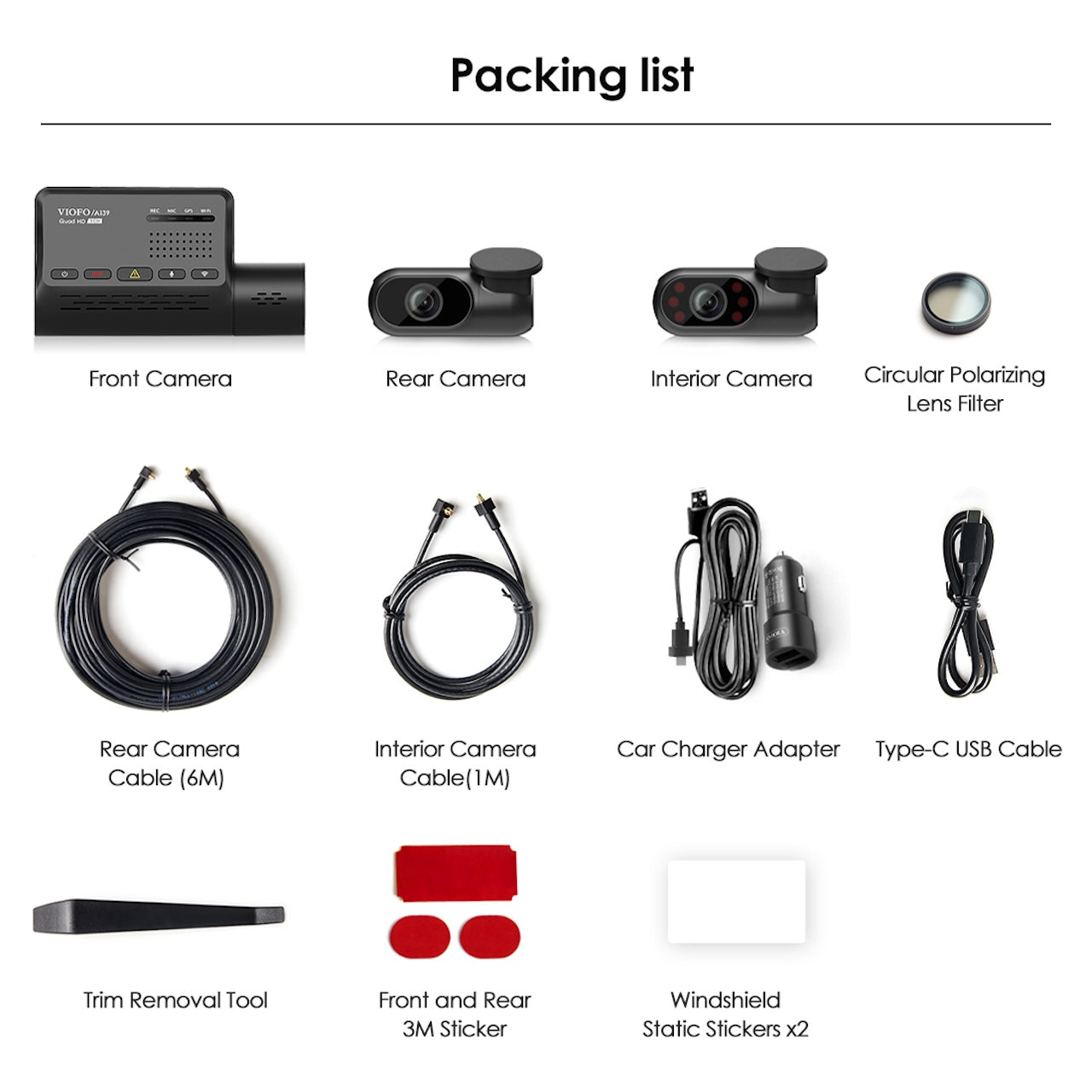 VIOFO A139 Pro 3CH